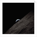Earth Rising Above the Moon by Anonymous