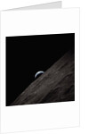 Earth Rising Above the Moon by Anonymous