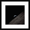 Earth Rising Above the Moon by Anonymous