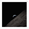 Earth Rising Above the Moon by Anonymous