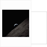 Earth Rising Above the Moon by Anonymous