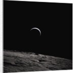 Earth Rising Above the Moon by Anonymous