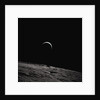 Earth Rising Above the Moon by Anonymous