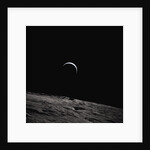 Earth Rising Above the Moon by Anonymous