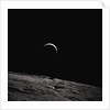 Earth Rising Above the Moon by Anonymous