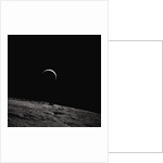 Earth Rising Above the Moon by Anonymous