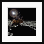 Sun Behind a Lunar Lander by Anonymous