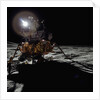 Sun Behind a Lunar Lander by Anonymous