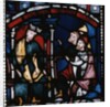 Three Robed Figures Kneeling Before a King by Anonymous