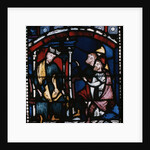 Three Robed Figures Kneeling Before a King by Anonymous