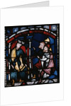Three Robed Figures Kneeling Before a King by Anonymous