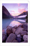 Morning Sky Reflecting In Lake Louise by Anonymous