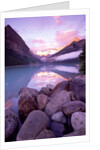 Morning Sky Reflecting In Lake Louise by Anonymous
