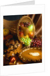 Basket of Fruit and Pumpkin Pie by Anonymous