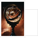 Antique Globe Mounted in Bands by Anonymous