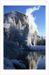El Capitan and Merced River in Winter by Anonymous