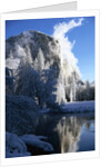El Capitan and Merced River in Winter by Anonymous