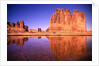 Mesa and Lake by Anonymous