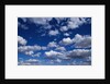 Puffy White Clouds in a Blue Sky by Anonymous