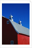 Roof on a Large Red Barn by Anonymous