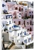 Hillside Buildings on Santorini by Anonymous