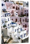 Hillside Buildings on Santorini by Anonymous