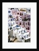 Hillside Buildings on Santorini by Anonymous