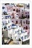 Hillside Buildings on Santorini by Anonymous