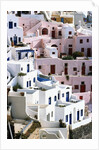 Hillside Buildings on Santorini by Anonymous