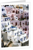 Hillside Buildings on Santorini by Anonymous