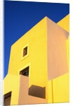 Yellow Building on Santorini by Anonymous