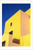 Yellow Building on Santorini by Anonymous