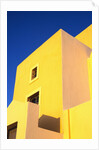 Yellow Building on Santorini by Anonymous