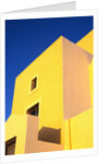 Yellow Building on Santorini by Anonymous