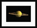 Ringed Planet with Moon by Anonymous