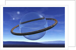 Ring Around Crystal Sphere by Anonymous