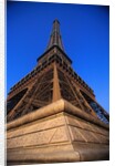 Edge of Eiffel Tower by Anonymous