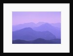 Mountains Disappearing into Mist by Anonymous