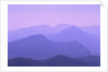 Mountains Disappearing into Mist by Anonymous
