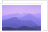 Mountains Disappearing into Mist by Anonymous