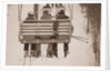 Skiers Riding Chair Lift by Anonymous