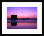 Rock Silhouetted at Twilight by Anonymous