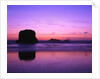 Rock Silhouetted at Twilight by Anonymous