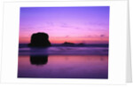 Rock Silhouetted at Twilight by Anonymous