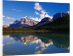 Mountains Reflecting in Lake by Anonymous
