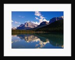 Mountains Reflecting in Lake by Anonymous