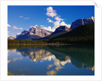 Mountains Reflecting in Lake by Anonymous