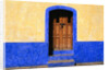 Door in Yellow and Blue House by Anonymous