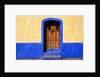 Door in Yellow and Blue House by Anonymous