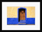 Door in Yellow and Blue House by Anonymous